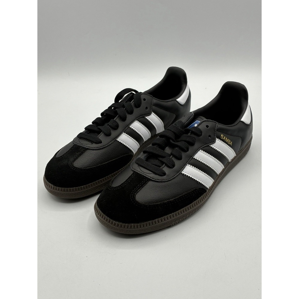 Adidas Originals Samba OG Black Gum Sneakers Men's Size 7 B75807 Brand New